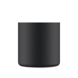 24Bottles Urban Drikkeflaske 1000 ml Tuxedo Black i rustfritt stål, nærbilde av tekstur på flaskens overflate