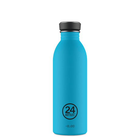 24Bottles Urban drikkeflaske 500 ml i rustfritt stål, Lagoon Blue