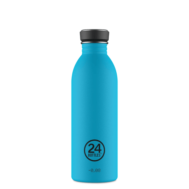 24Bottles Urban drikkeflaske 500 ml i rustfritt stål, Lagoon Blue Suztain.no