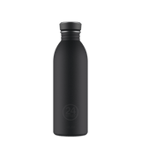 24Bottles Urban Drikkeflaske 500 ml - Tuxedo Black sett forfra på hvit bakgrunn