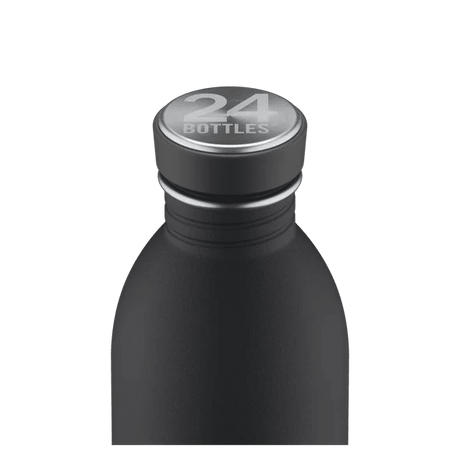 24 Bottles Urban Drikkedunk 500 ml - Stone Finish - Tuxedo Black - Suztain.no 