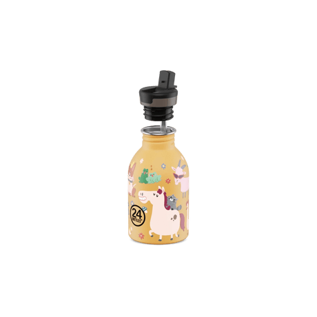 24Bottles Urban Drikkeflaske Barn 250 ml Farm Friends i rustfritt stål, detaljbilde