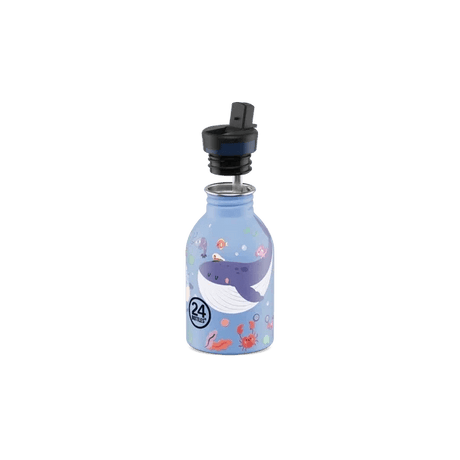 24Bottles Urban Drikkeflaske Barn 250 ml Ocean Friends i rustfritt stål, detaljbilde