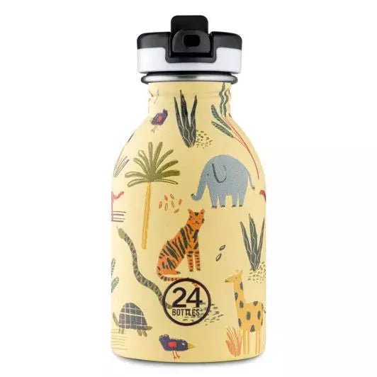 24Bottles Urban Drikkeflaske Barn 250ml - Jungle Friends - Suztain.no 