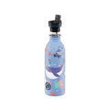 24Bottles Urban Drikkeflaske Barn 500 ml Ocean Friends i rustfritt stål, detaljbilde