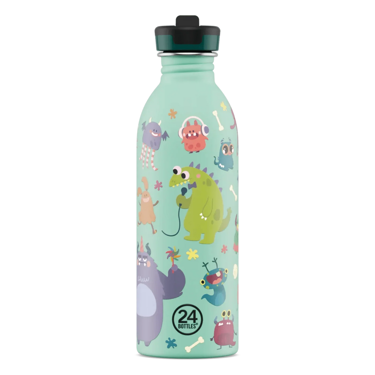 24Bottles Urban drikkeflaske barn 500 ml Spooky Friends med matt overflate og spøkelser i 3D