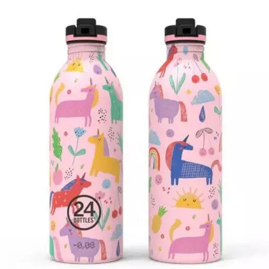 24Bottles Urban Drikkeflaske Barn 500ml - Stone Finish - Magic Friends - Suztain.no 