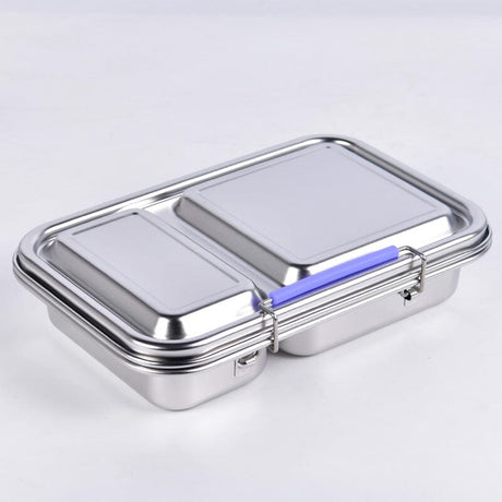 Suztain Matboks i Stål med 2 Rom - Lilla Suztain