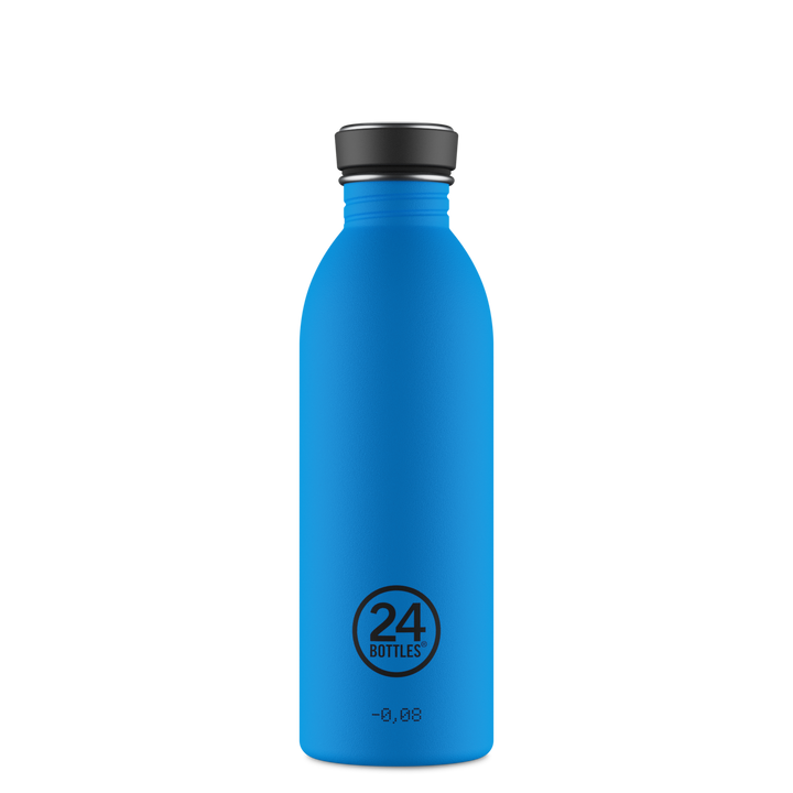 24Bottles Clima Bottle 500 ml Pacific Beach – Isolert drikkeflaske i rustfritt stål, holder drikken kald i 24t og varm i 12t