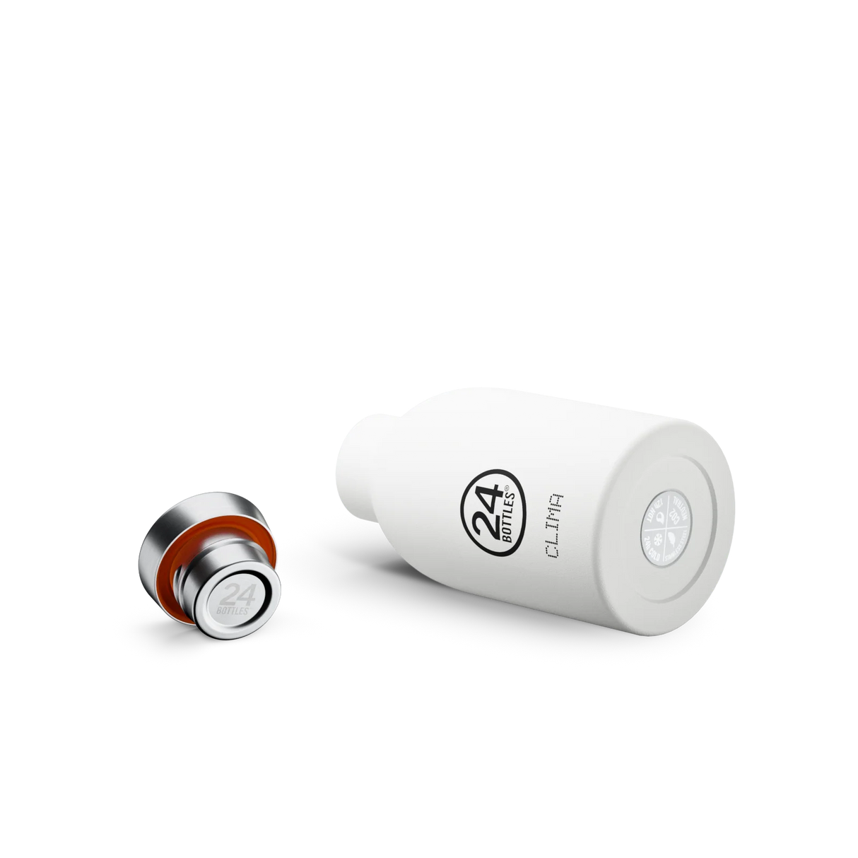 24Bottles Clima Drikkeflaske 330 ml - Ice White 24Bottles