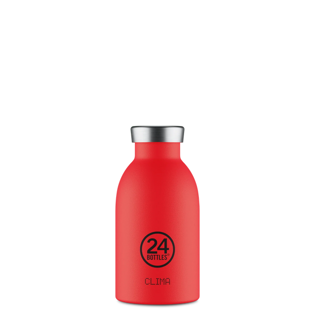 24Bottles Clima Drikkeflaske 330 ml - Hot Red 24Bottles Suztain.no