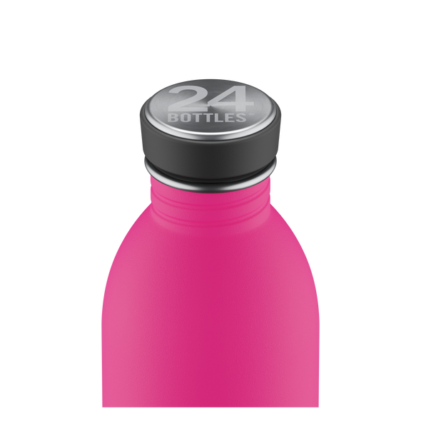 24Bottles Clima Bottle Passion Pink – Lekkasjesikker kork, termosflaske i rustfritt stål, perfekt for kaffe og te