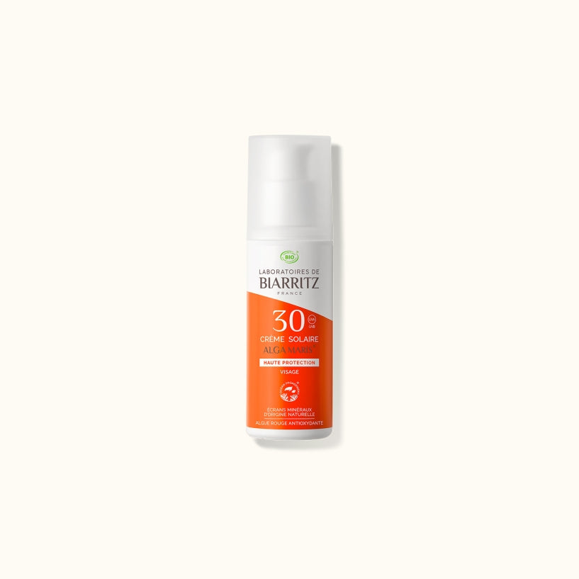 Alga Maris - SPF30 Ansiktssolkrem - Økologisk - 50ml - Suztain.no 
