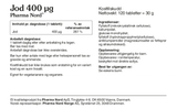 Pharma Nord Jod 400 µg - 120 tabletter