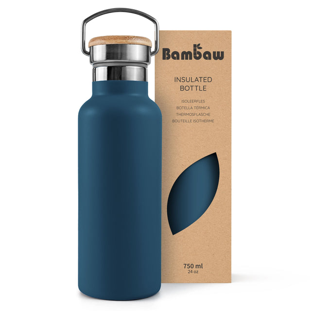 Bambaw Termodrikkedunk 500 ML - Blå Suztain.no