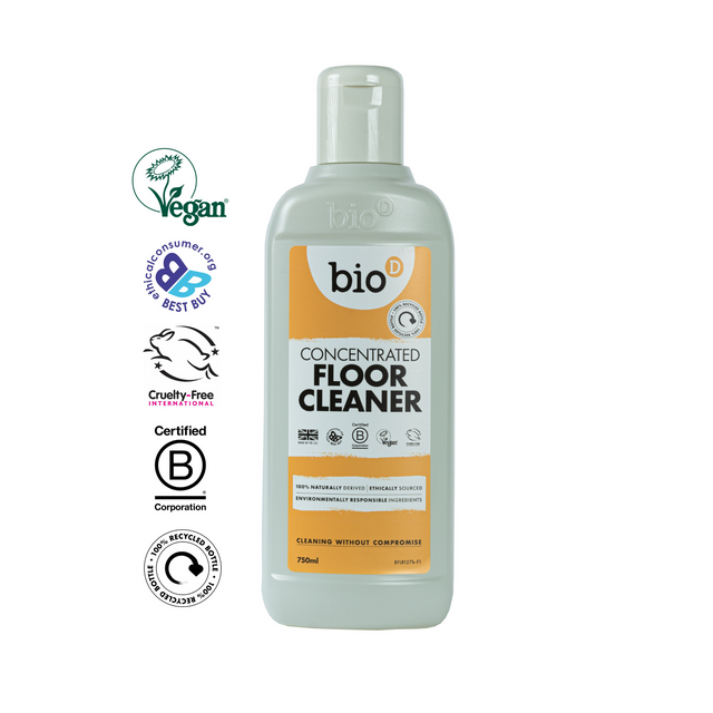 Bio-D Konsentrert Gulvrens - 750 ml - Suztain.no Suztain.no