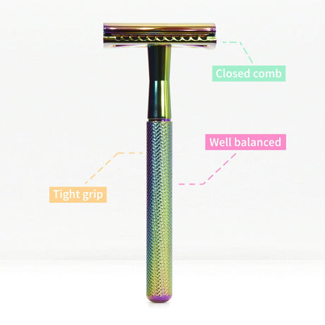 Bambaw Safety Razor - Rainbow - Suztain.no 