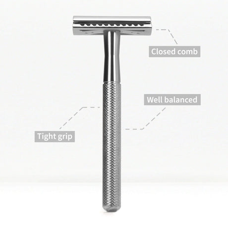 Bambaw Safety Razor - Silver - Suztain.no 