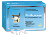 Pharma Nord Bio-Magnesium, eske med 150 tabletter og hvite tabletter foran