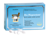 Pharma Nord Bio-Magnesium, eske med 60 tabletter og hvite tabletter foran