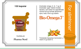 Pharma Nord Bio-Omega 7, forside av hvit eske med 150 kapsler