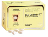 Pharma Nord Bio-Vitamin-C 750 mg, eske med 150 tabletter og lyse tabletter foran