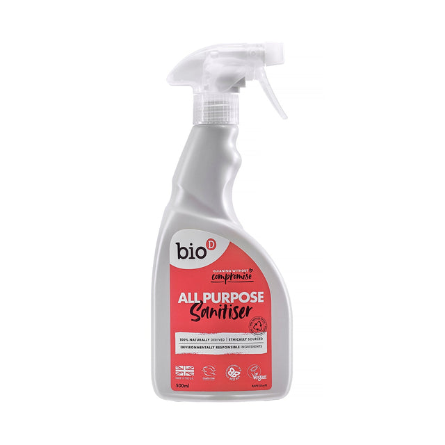 BIO-D Desinfiserende Rengjøringsspray - 500 ml Suztain.no