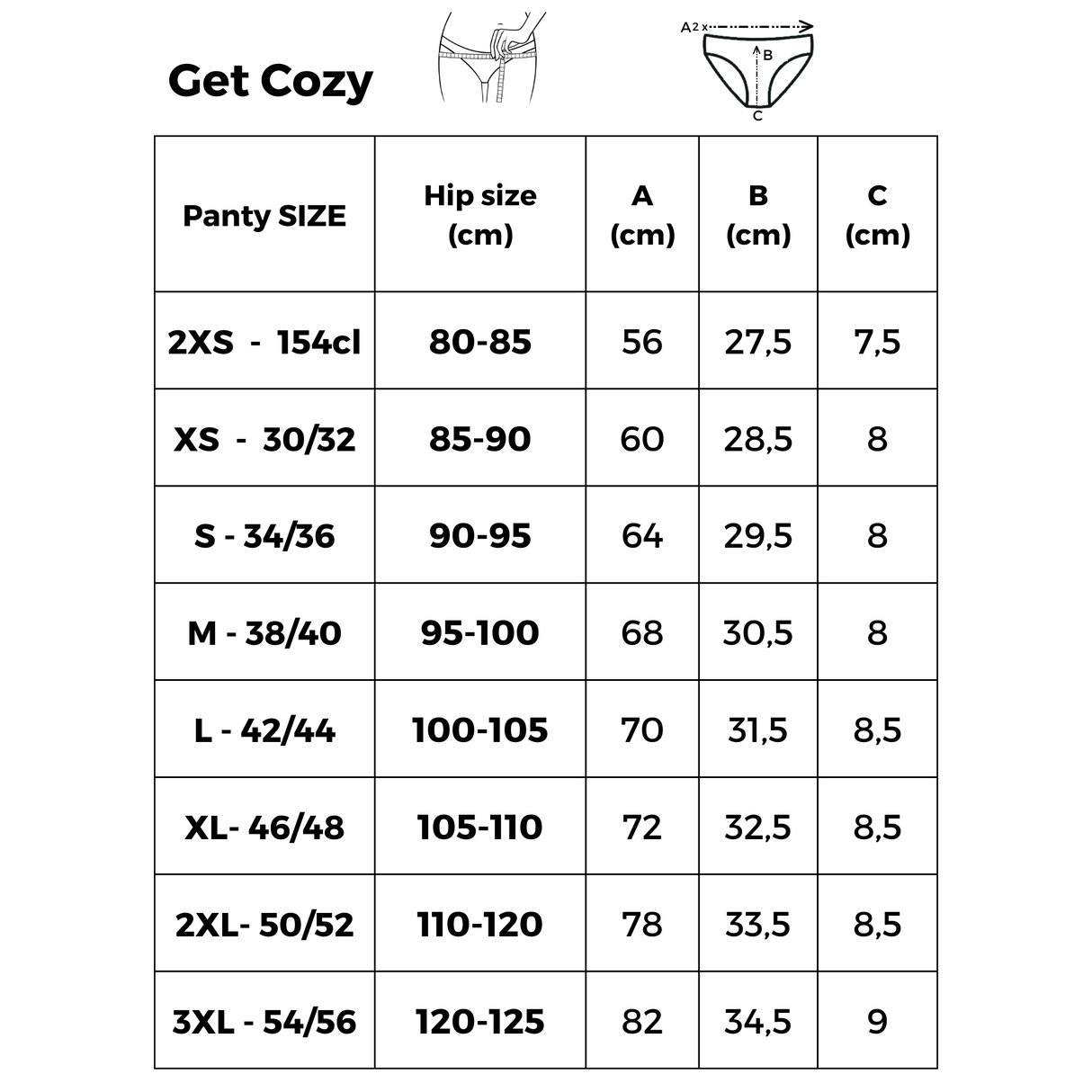 Comfydence Get Cozy Menstruasjonstruse – Heavy Flow - Suztain.no 