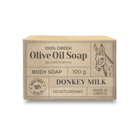 GreenGenius Olivensåpe - Eselmelk - Suztain.no 