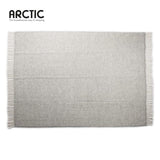 Arctic Ullpledd Herringbone 130x200 cm - Light Grey
