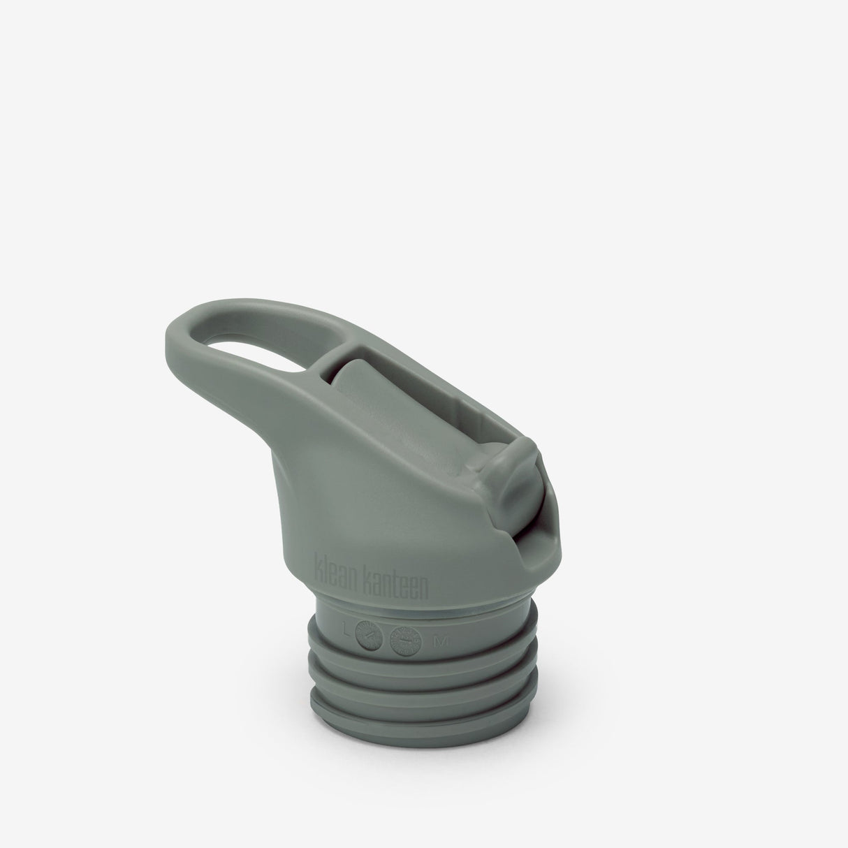 Klean Kanteen Classic Flip Seal Sport Cap uten sugerør i fargen Thyme, grågrønn
