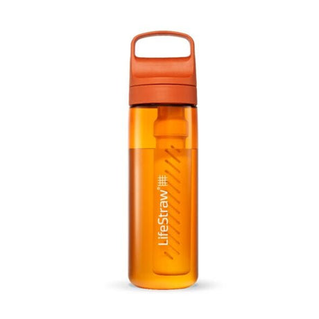 LifeStraw Go 2.0 Water Filter Drikkeflaske 650 Ml - Kyoto Orange
