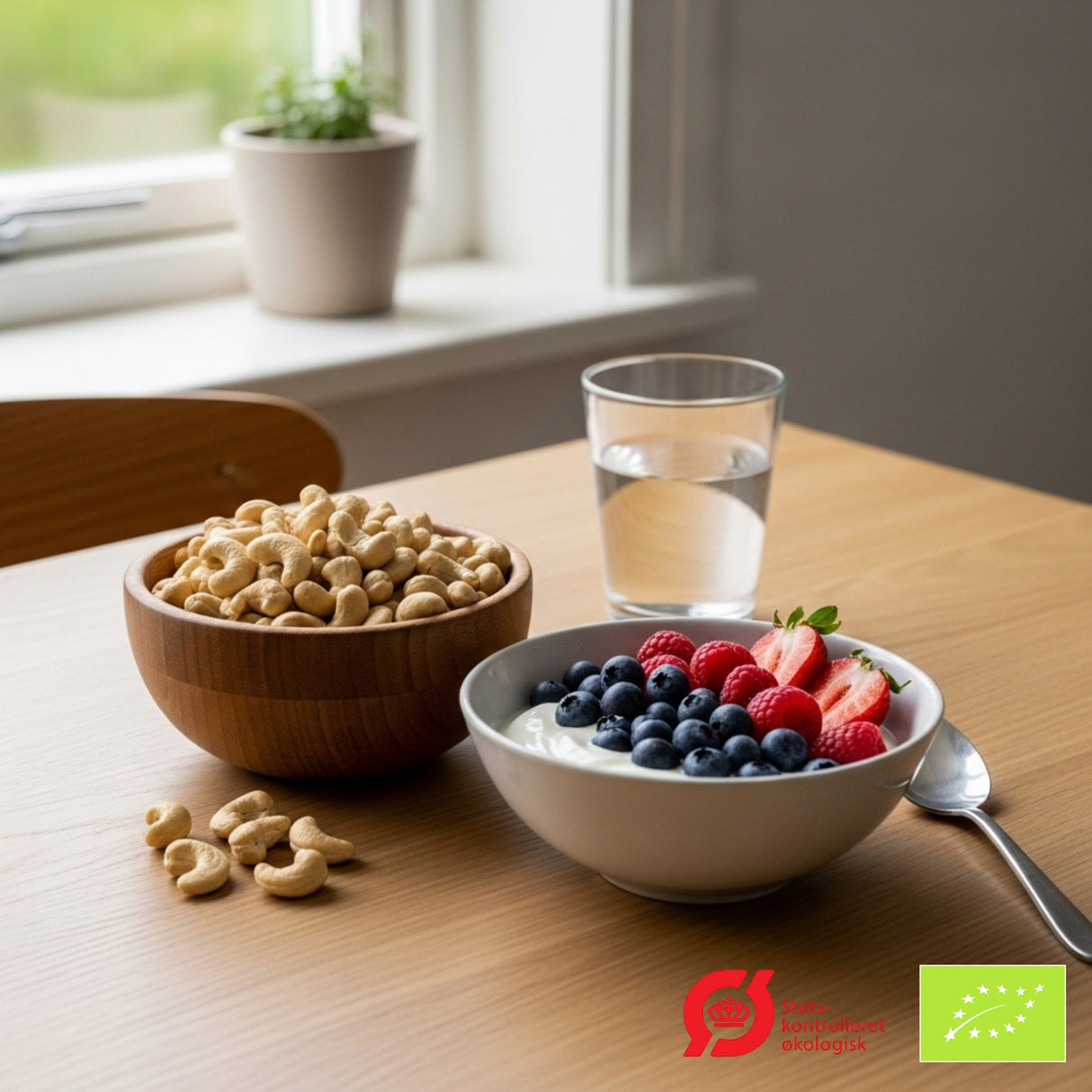 Økologiske Cashewnøtter - 1 kg