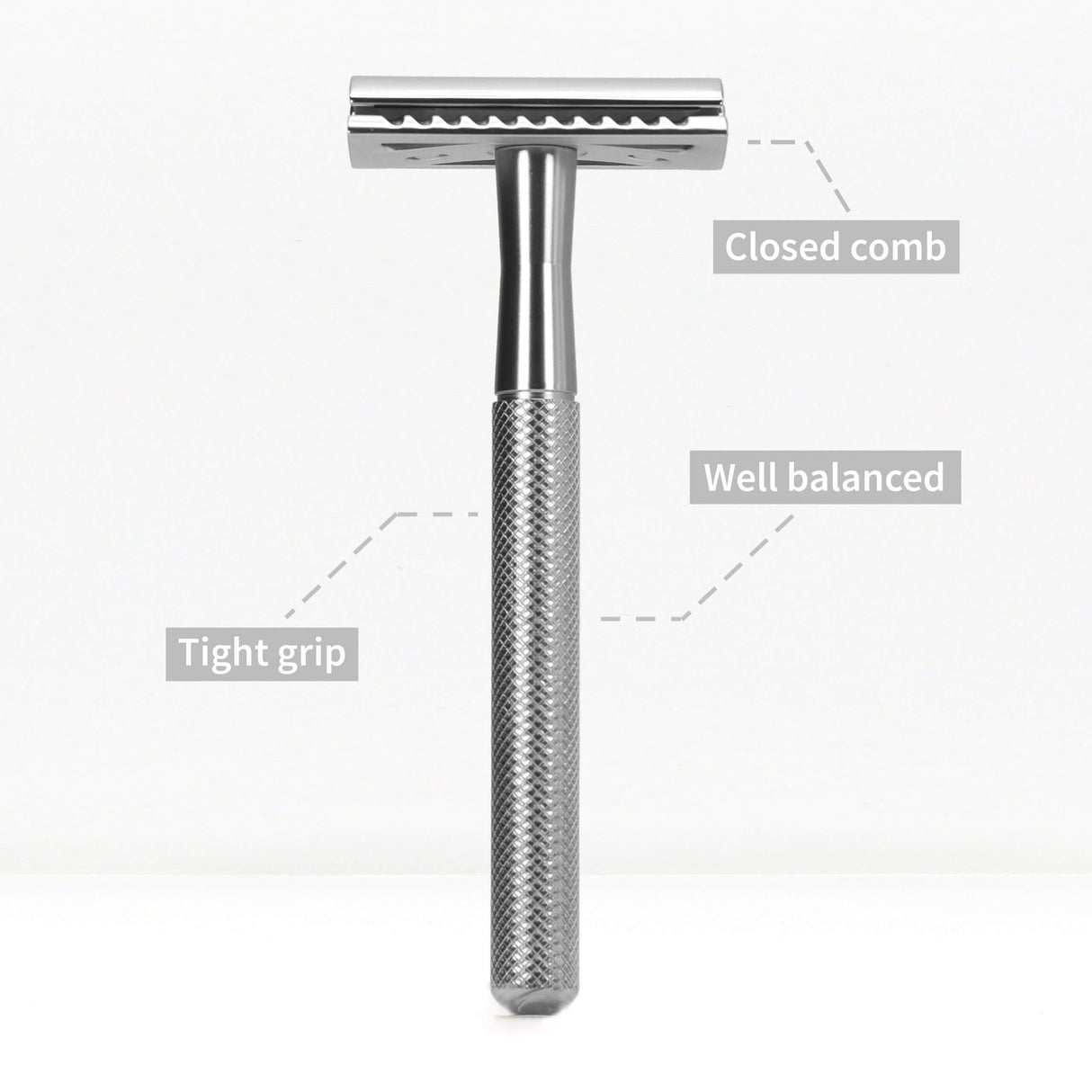 Bambaw Safety Razor - Silver - Suztain.no 