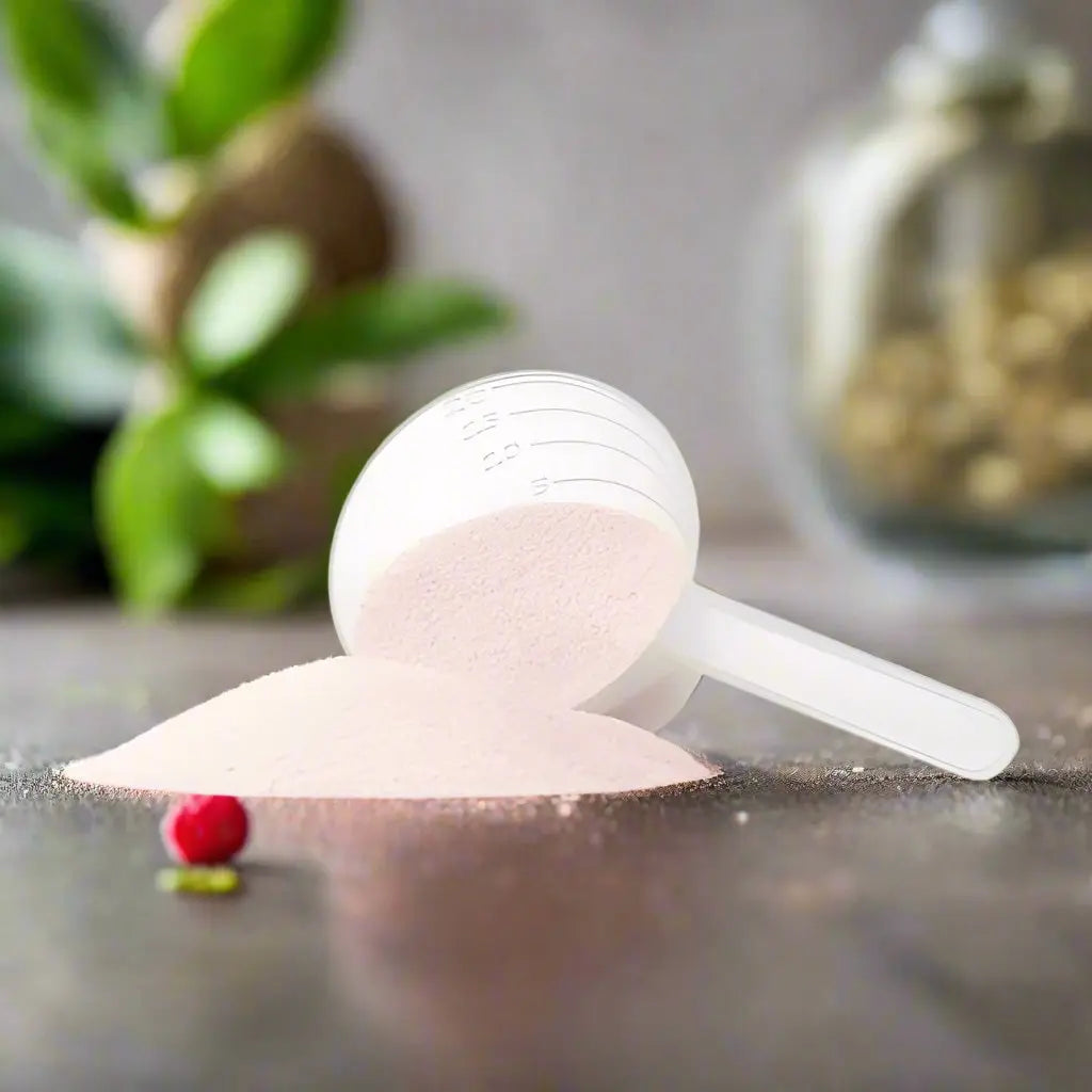 Plent Marine Collagen Bringebær - 300 g - Suztain.no 