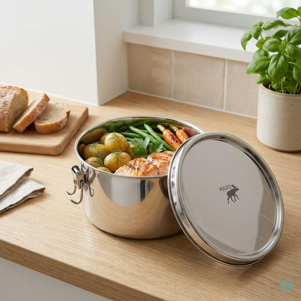 Pulito PureLunchBox Airtight Rund - 800 ml