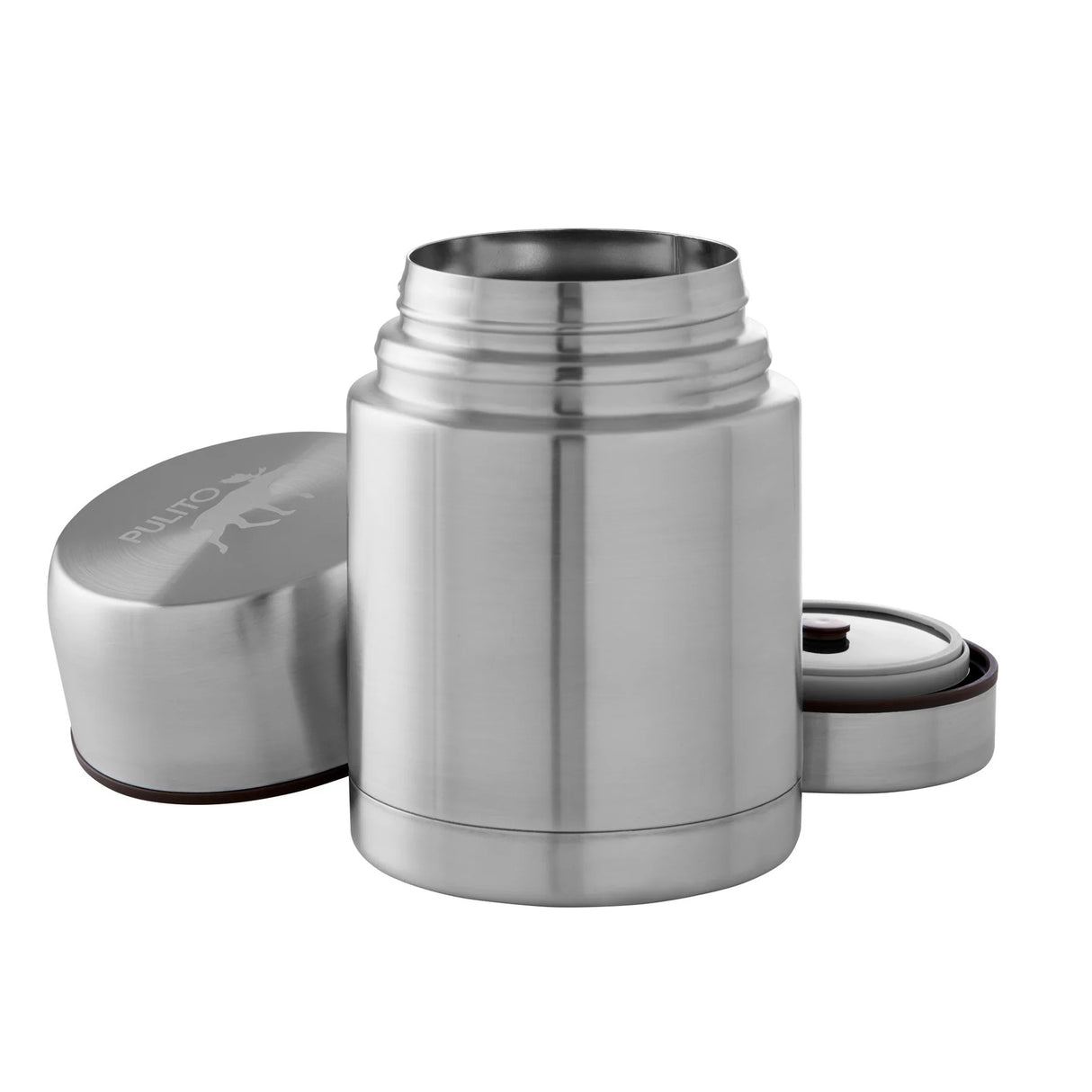 Pulito Mattermos i rustfritt stål - 750ml