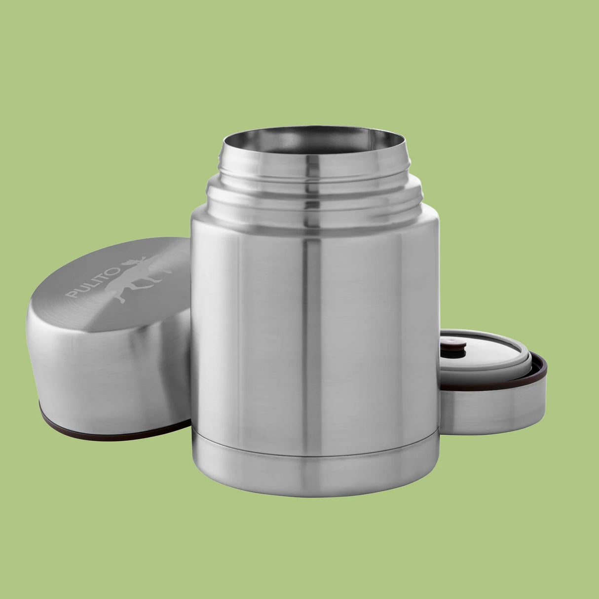 Pulito Mattermos i rustfritt stål - 750ml