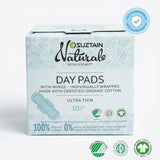 Silvercare® by Suztain Ultratynn med Vinger - Dagbind (10stk)