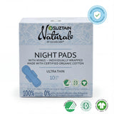 Silvercare® by Suztain Ultratynn med Vinger - Nattbind (10stk)