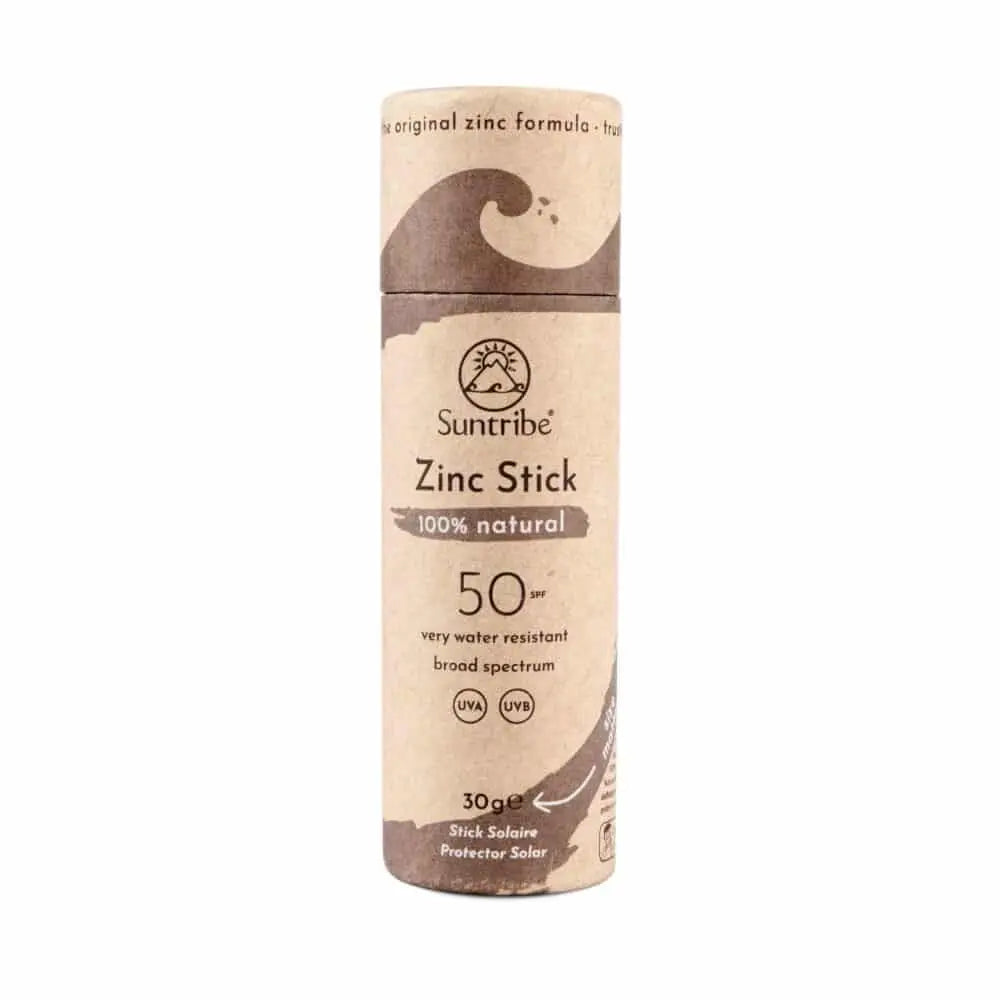 Suntribe Natural Mineral Zinc Sun Stick SPF 30 - Mud Tint - Suztain.no 