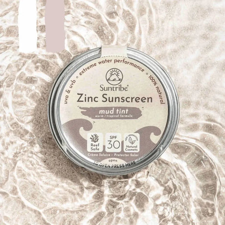 Suntribe Zinc Sunscreen - Mud Tint - Suztain.no 