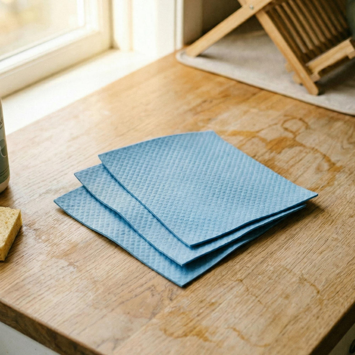 Suztain Oppvaskklut XL – Blå (3 stk)