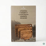 Suztain Skjærefjøler i Økologisk Bambus - Sett med 3 inkl. Holder