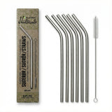 Suztain Sugerør i stål - 5mm - 6 stk