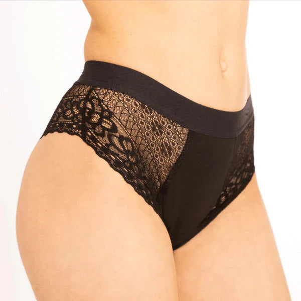 WUKA Ultimate™ Lace Hipster Brief – Medium Flow - Suztain.no 