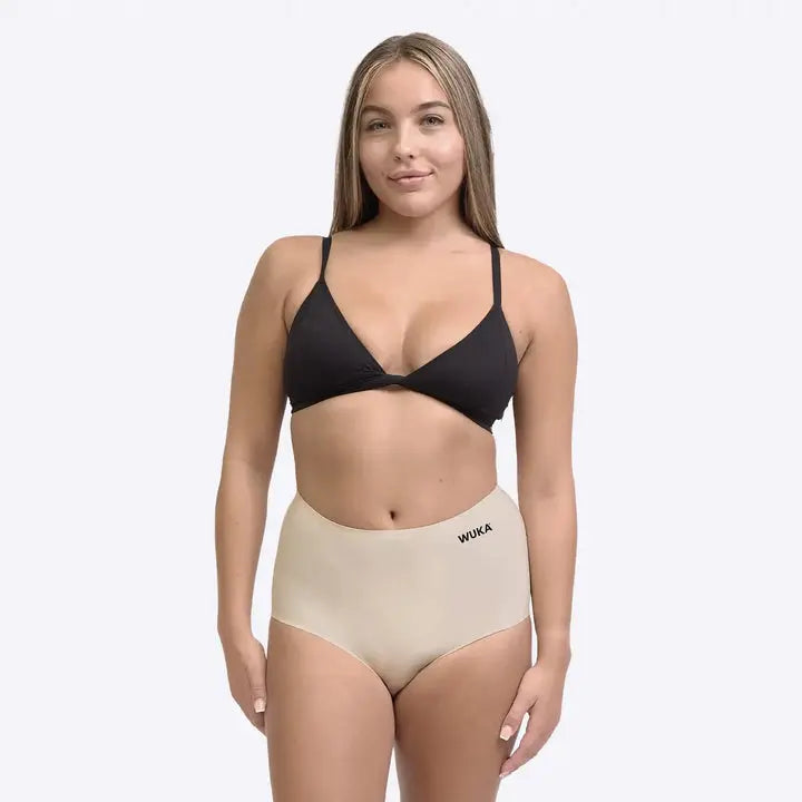 WUKA Stretch™ Boxer Short - Heavy Flow - Light Nude Wuka