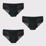 WUKA Ultimate™ Lace Hipster Brief – Medium Flow - Suztain.no 
