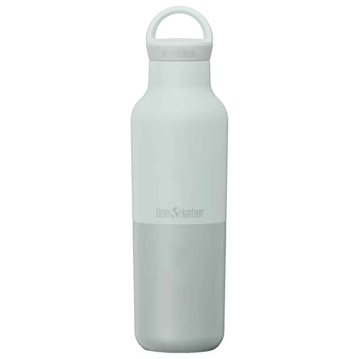 Klean Kanteen Termoflaske 592 ml i Barely Blue, rustfritt stål, minimalistisk design