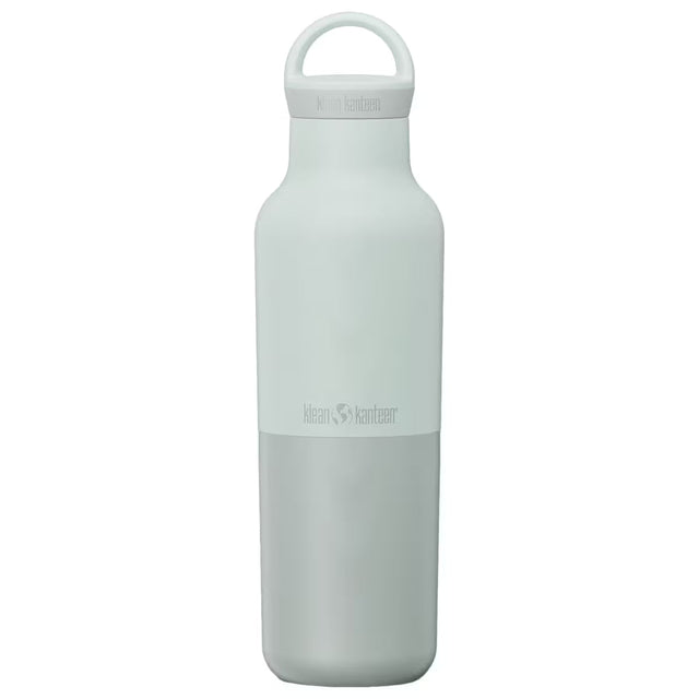 Klean Kanteen Termoflaske 592 ml i Barely Blue, rustfritt stål, minimalistisk design Suztain.no